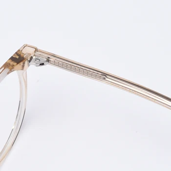 Peekaboo korejski stil okrugle naočale u okvirima za muškarce plavo svjetlo blokiranje TR90 optički modni rimless za naočale za žene prozirne leće
