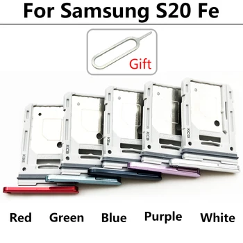 Originalni Novi Samsung Galaxy S20 S21 Plus Ultra Fe Slot Za Dvije SIM Kartice Držač Police Za SD Kartice Adapter Zamjena Rezervnih Dijelova
