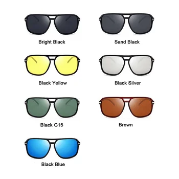 Polarizirane Sunčane Naočale Muške Klasične Dizajnerske Marke Trg Sunčane Naočale Za Vožnju Za Muškarce UV400 Nijanse Naočale Oculos De Sol