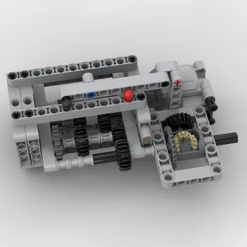 MOC Tehničke Automatsko Prebacivanje mjenjača Verzija 3-Brzinski mjenjač Model Građevinski Blokovi i Cigle Kompatibilan Skup Funkcija napajanja DIY Igračke