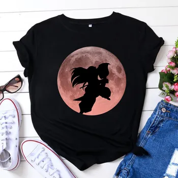 Moderan Ženski Vintage Majica, Košulja Inuyasha, t-Shirt Kagome, Majica Sa Kratkim rukavima, Majica Sesshomaru, Animacija, Majice s Likom Psa Demon, Grafički t-Shirt