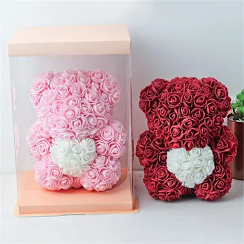 DIY Individualne Romantični PE Ruža Medvjed Rosa je Slatka Djevojka je Dijete Dar majčin Dan, Poklon za Valentinovo Svadbeni Nakit
