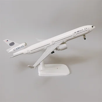 20 cm USA Airlines World Cargo MD MD-11 Airways Литая pod pritiskom Model Aviona Model Aviona Od legure Metala Avion sa Točkovima Šasije
