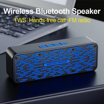 Prenosivi Bluetooth Zvučnik Vanjski TWS Bežični Zvučnik Stereo Super Bass Subwoofer Podržava TF Kartice, FM Radio, AUX Zvučna Kutija