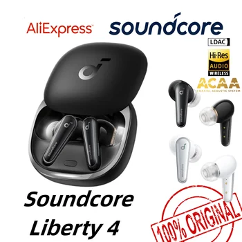 Bežične slušalice Soundcore Liberty 4 TWS True s ACAA 3.0, LDAC Hi-Res, шумоподавляющими slušalicama, senzor brzine otkucaja srca A3953