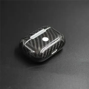 Torbica od prirodnih karbonskih vlakana za Bežične slušalice Airpods 1 2 3 Pro, Hard Case za Apple slušalice Bluetooth Airpods