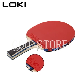 LOKI C1000 Profesionalni Reket Za Stolni Tenis, Skup Cijevi Od Karbonskih Vlakana, Malo Za ping-pong, Moćna Reket Za ping-pong