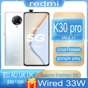 Globalna verzija celular Smartphone Redmi K30 Pro 5G Xiaomi Puni Zakrivljeni ekran Snapdragon 865 puni netcom android