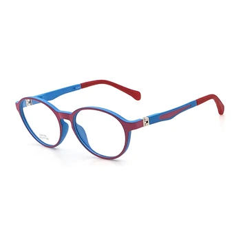 Maloprodaja wayframe bicolor 180 stupnjeva fleksibilan TR90 sa silikonskim savjete za viška slatka optički okvira za naočale, za djevojke 1102