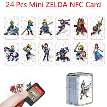 Brza dostava 24 kom. Kompletan Set BOTW Zeldaes Amxxbo Igra NFC Zbirka Mini Karta Ntag215 Oznaku Nove Podatke