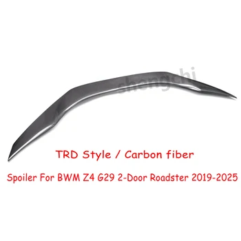 G29 TRD Stil FRP/Stražnji Spojler Od ugljičnih vlakana, Za BMW Z4 Stražnji Spojler Prtljažnika Duckbill 2019-2025 2-Vrata Roadster