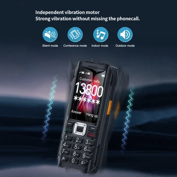 SOYES K80 2G GSM Mobilni Telefon 1800 mah Dvije SIM Kartice Dvostruki Plamenik Svjetiljku Glasan Zvuk MP3 FM Vibracija Viši Mobilni Telefon