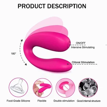 Par Vibrator Seks-Igračke Za Žene Vaginu I Klitoris Stimulira U Tip Vibrator Za G-Spot Masaža Ženski Masturbator Robu Za Odrasle
