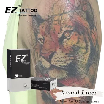 Uložak s Iglom za tetoviranje RC1007RB EZ Revolution # 10 (0,30 mm) s Okruglog Liner 7RL srednje Konus za Olovke za Rotirajućih strojeva 20 Kom