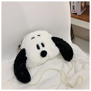 Anime Snoopy Od Samta Lutka Slatka Je Nagib Torba Na Rame Kawaii Crtić Od Samta Soft Prijenosna Torba Za Pohranu Telefona Rođendanski Poklon Za Djevojke