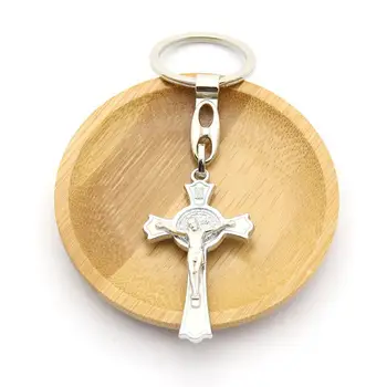 Katolički Kršćanski Sveti Benedikt Čelični Križ Ogrlica Nakit Izuzetna Boja Vozila Privjesak Privjesak