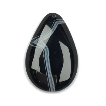 Prirodni Kamen Agatha Privjesak kapi vode obrazac Fin Privjesci privjesci za izradu nakita DIY Ogrlice Pribor 35x55 mm