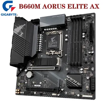 Novi GIGABYTE GA B660M AORUS ELITE AX DDR4 B660 Intel Matična ploča Podržava 12th General i3 i5 i7 i9 PROCESOR D4 MEMORIJA 5333 Mhz LGA 1700 128 GB