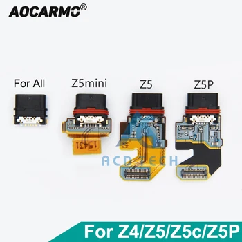 Aocarmo Micro USB Punjač, Dock Port za Punjenje Fleksibilan Kabel Za Sony Xperia Z3 + Dual/Z4 Z5 Z5mini Z5C Kompaktni Premium Z5P