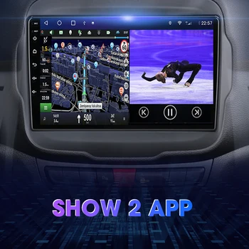 2 Din Android 11 Auto Radio Za Jeep Renegade 2016-2020 Media Player FM Stereo GPS Navigacija Carplay Auto radio DVD