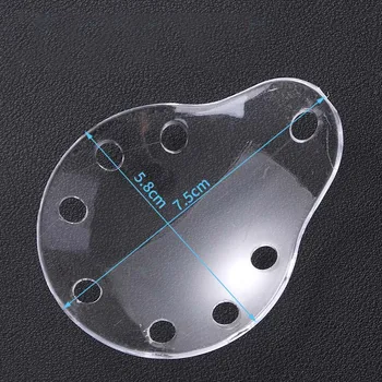 Zaštita očiju eye shield Prozračni single eye shield Porozni prozirni plastični eye shield Oftalmološki ovalni eye shield