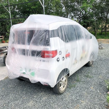 Prozirni auto-torbica Univerzalni Auto-Torbica Vodootporan Prašinu za Jednokratnu upotrebu Auto Sjedalo Veličina M-XL Prozirne Plastične Auto Presvlake