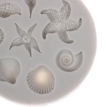 Alati Za Ukrašavanje Torte Diy Morska Stvorenja Umivaonik Morska Zvijezda Umivaonik Fondan Torta Bombona Silikonske Forme Kreativnosti I Diy Čokolade Oblik