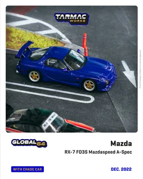 Asfalt radi 1: 64 Mazda RX-7 FD3S Mazdaspeed A-Spec iecast Model automobila