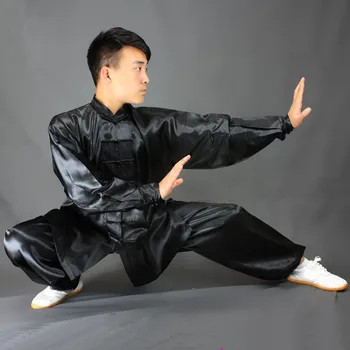 УШИНЕ Kineski Tradicionalni Taijiquan Kung-fu Uniforma Za Djecu I Odrasle Satin Plesne Kostime Jutarnja Gimnastika Wushu Odijelo