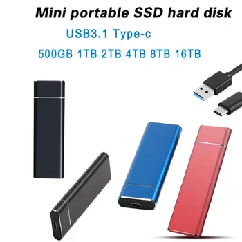 Prijenosni SSD 30 8 TB TB 4 TB Vanjski Statički disk Bežični USB Uređaj za pohranu 3,1 Type-C Hard Disk za Laptop Računar ...