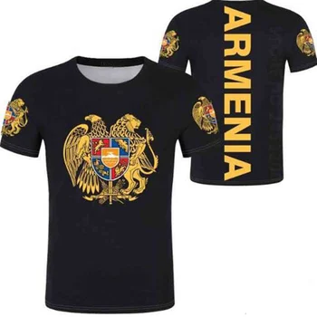 ARMENIJA Majica Za Muškarce I Žene Harajuku Hip-Hop Sportski Casual majica Top Armenski Nacionalna Zastava Am Odjeća Za Dječake