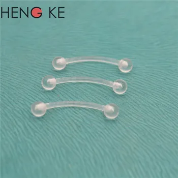 Prsten Za Obrve Oblikovane Prozirne Bioflex Prozirni Akril Bio 6 mm 8 mm 10 mm 16 g Modni Nakit Za Piercing
