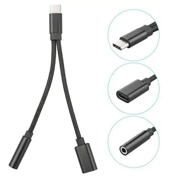 USB-C Type C Do 3,5 mm Pomoćni audio Kabel Za punjenje Adapter Za audio Priključak Za punjenje pametnih telefona Do 3,5 mm Slušalice