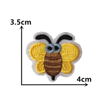 Slatka mala 'tvrdi malo pčela' ikona vez krpa dječje traper jakna tkanina za šivanje milovati DIY pribor za odjeću i pribor