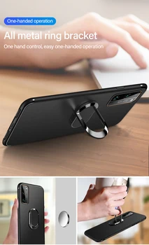 Torbica za Xiaomi Mi Poco F2 Pro F1 F3 M2 C3 M3 X3 NFC X3 Mi 11 11i dizajnerski Držač za Stalak Magnet Prsten na Prst Poklopac