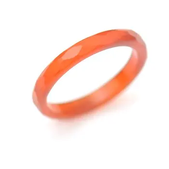 Mješoviti boje sjajne prirodne prsten uske šarolik nakit prstenje na veliko