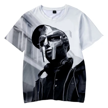 MF DOOM Reper 3D Majice Sa po cijeloj površini Za Muškarce I Žene, Funky Uličnu Odjeću u stilu hip-hop, t-Shirt Оверсайз, Harajuku, t-Majice-zamke, Vrhovima, Dječja Odjeća, Za Dječake