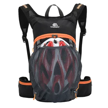 Novi vodootporni ruksak za planinarenje, sportska torba za ulice, 10Л, lagani ruksak za jahanje, sklopivi biciklistička torba s rešetkom za kacigu