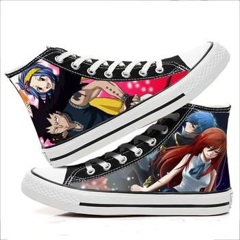Anime crtani film moda studenata visoke pomoć Fairy Tail cosplay cos cipele парусиновая casual obuća udobna muška i ženska