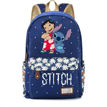 Disney Moda Anime Crtani film Bod Školska torba Student Grašak Cvijet Холщовая torba Putovanja Mladih Casual Solidne Ruksak