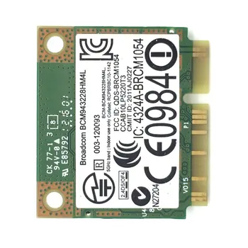 Dual-band 300 Mb/s BCM943228HMB 4,0 802.11 a/b/g/n Wifi Bežična Kartica Pola Mini PCI-E Laptop Wlan 2,4 Ghz i 5 Ghz Adapter