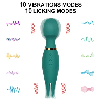 Vasana 2 U 1 Vibrator za Klitoris, Stimulans Bradavice, Klitoris, AV Vibrator s Лизанием, Высокочастотная Vibracija, Ženske Seksualne Igračke