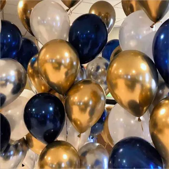 20 Komada 12-inčni dekoracije za Vjenčanje, rođendan, Dječja duša, Tamno plava Lateks balona
