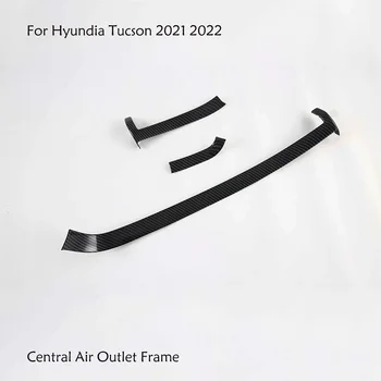 Auto Ukrasni okvir za odzračivanje centralno upravljanje klima uređajem ukrasni okvir Pribor Za Hyundai Tucson 2021 2022