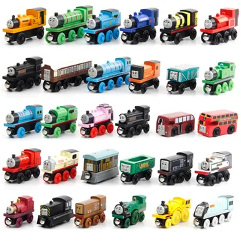 Novi Vlak Emily Wood, Magnetska Drveni Vlak, Model Automobila, Igračaka, Kompatibilna s Markom Brio, Željezničke Lokomotive, Igračke za Bebe