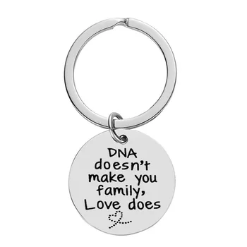 Inspirativna slova Privjesak Privjesak Metalni Majka Očev Dan Privjesci Privjesci DNK ne čini Vas obitelji Ljubav Čini