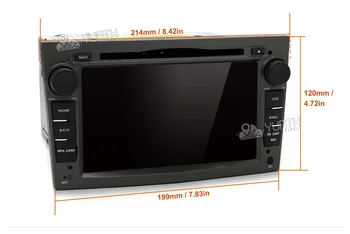 2 Din Auto Stereo Radio Media Player DVD Android 10,0 Za Opel Astra Vectra Antara Zafira GPS RDS USB Auto Carplay + DSP 128G