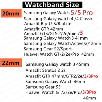 20 mm 22 mm Remen za Samsung Galaxy Watch 4 3 active 2 Gear s3 Morandi mekana silikonska narukvica correa Galaxy watch 5 pro 45 mm remen