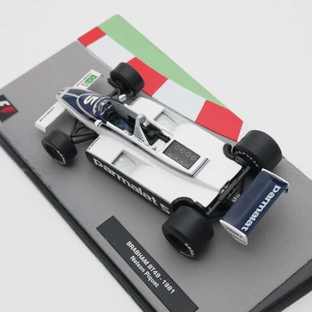 Ixo 1:43 Utrke Nelson Piquet 1981 Brabham BT49 Литая pod pritiskom model automobila Metalni Igračka stroj