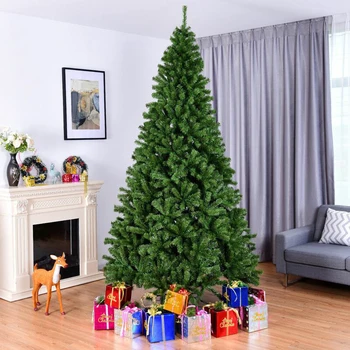 2,1 m/1,8 m/1,5 m/1,2 m Šifriranje Zelena PVC veliko Božićno Drvce Božićno Uređenje 2023 Božićni Ukras za Kućne Zabave